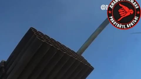 RUSSIAN ARMY STRIKES ENEMY WITH GRAD