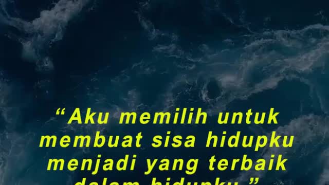 “Aku memilih untuk membuat sisa hidupku menjadi yang terbaik dalam hidupku ” Louise Hay