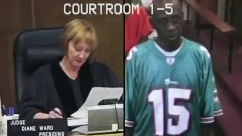 Court Cam- Man Accused of Stealing Dolphins Jersey Shows Up To Cou