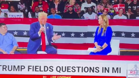BOOOOOOOOOM! Listen closely to what Trump says here in Flint.