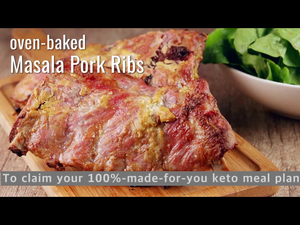 Wanna Lose Weight by Eating Oven-Baked Masala Pork Ribs? (KETO DIET)