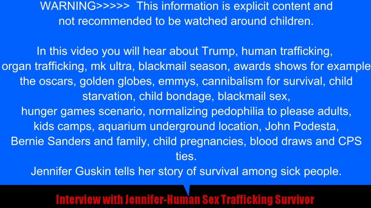 Jennifer Guskin Human Trafficking Victim Epstein, Bernie Sanders, and John Podesta