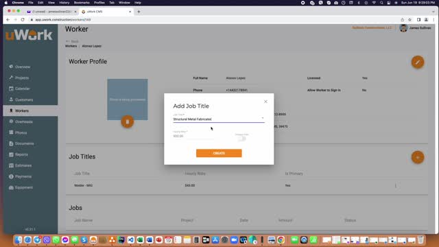 V7: How To add Worker and his/her Job Titles and Rates to uWork Portal