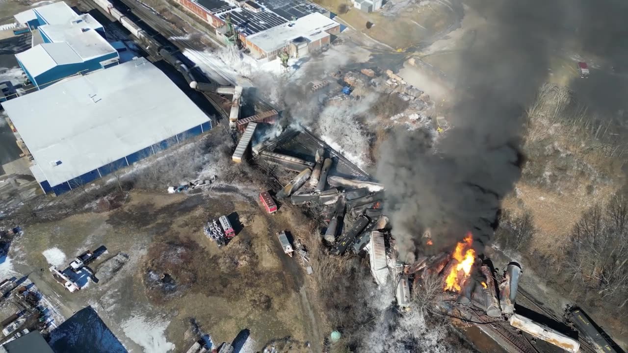 Devastation In East Palestine Ohio 2-3-23