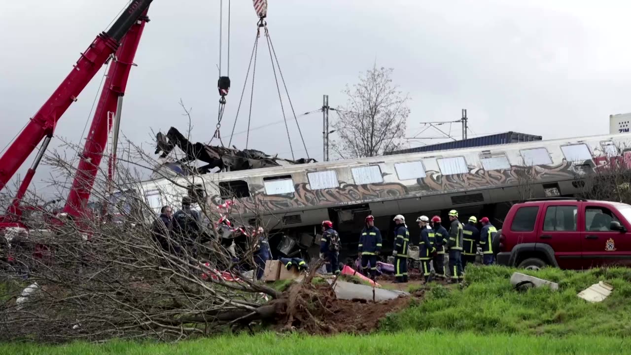 Station master arrested for massive Greek train crash