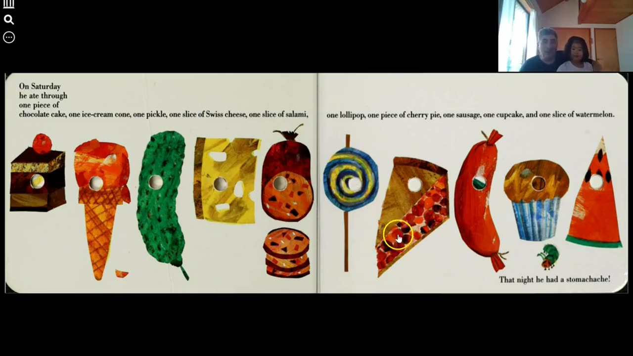 The Hungry Caterpillar with Yura