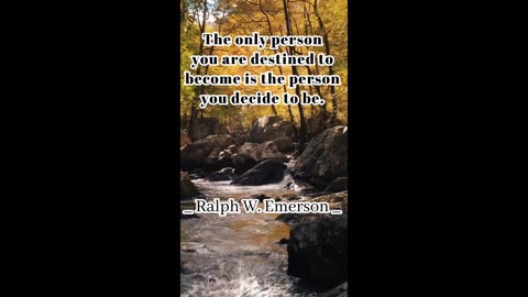 Motivational Quote - Ralph Waldo Emerson