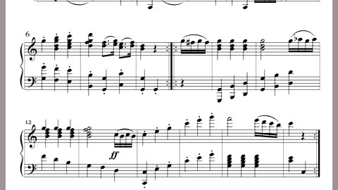 Beethoven 6 Minuet WoO9_No.1