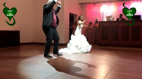 Epic Dad & Bride dance Butterfly kisses Rajin Jeem Wanna Bamba Someone loves you