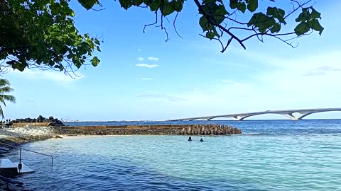 Male artificial beach