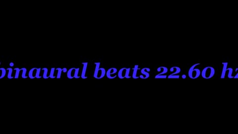 binaural beats 22 60 hz