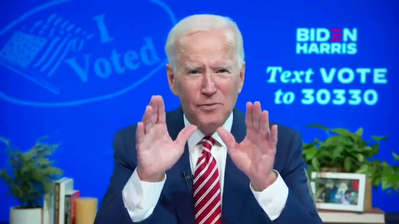 Joe Biden says he's built most extensive _voter fraud_ org in history