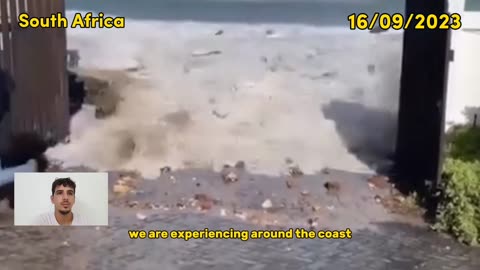 Unbelievable Footage! Massive tidal waves strike Cape Town, South Africa!
