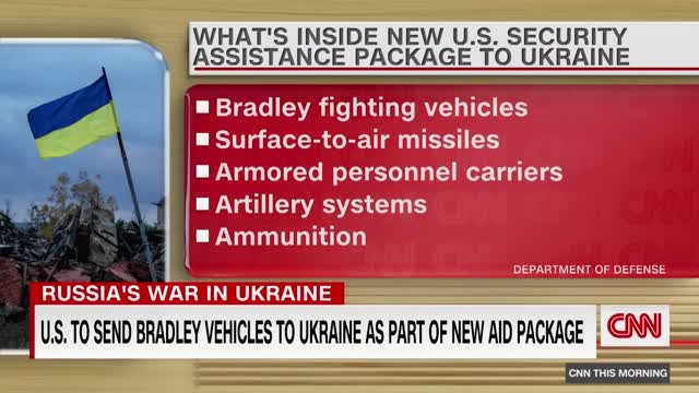 Retired general calls new armored vehicles US is sending Ukraine 'significant'