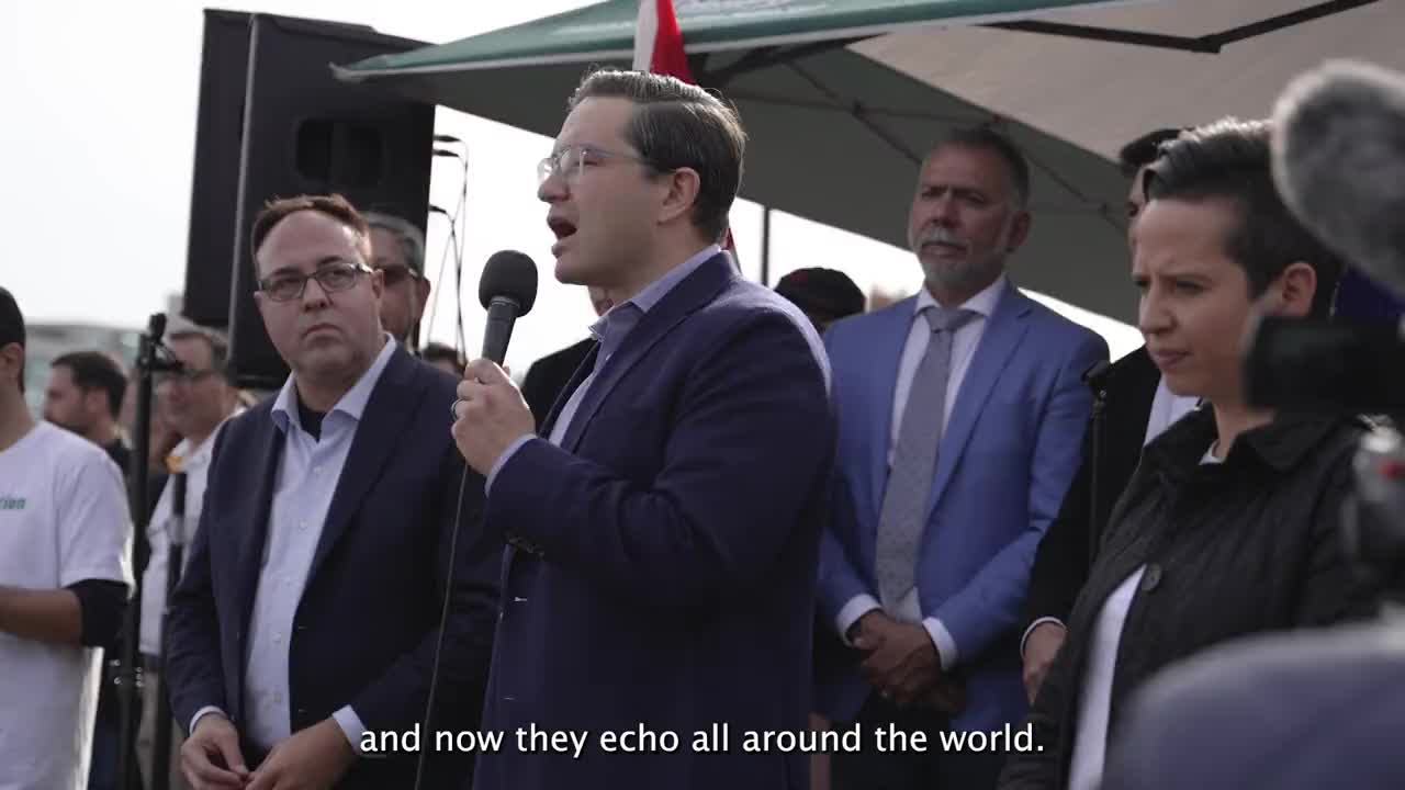 Pierre Poilievre: Asks all Canadians to support the people of Iran's fight for freedom