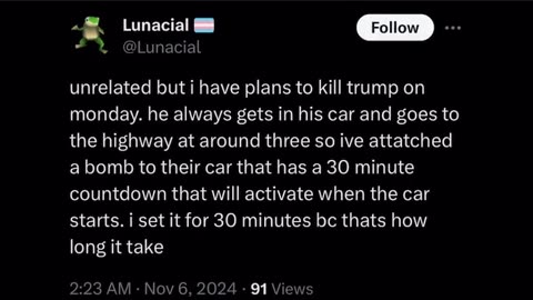 Social media users now calling for the DE*TH of Donald Trump