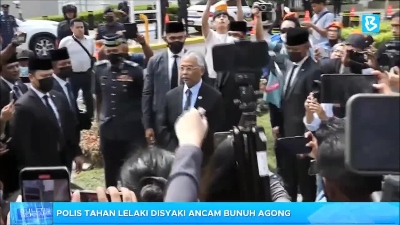 Polis tahan lelaki disyaki ancam bunuh Agong