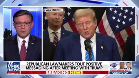 Speaker Mike Johnson on Hannity about his meeting with President Trump in DC today