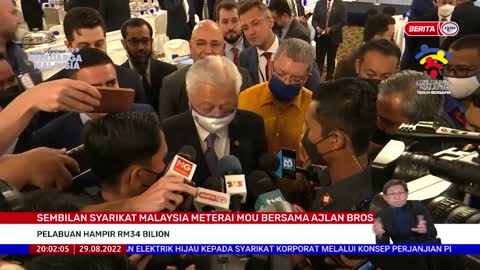 29 OGOS 2022 – BERITA PERDANA – SEMBILAN SYARIKAT MALAYSIA METERAI MOU BERSAMA AJLAN BROS