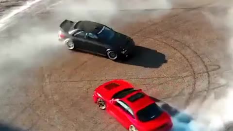 A thrilling accident at the racetrack.