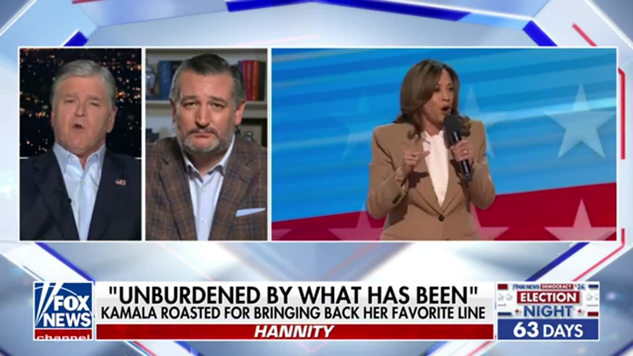 Ted Cruz: 'Unburdened' is Kamala Harris' catch phrase for lying to Americans