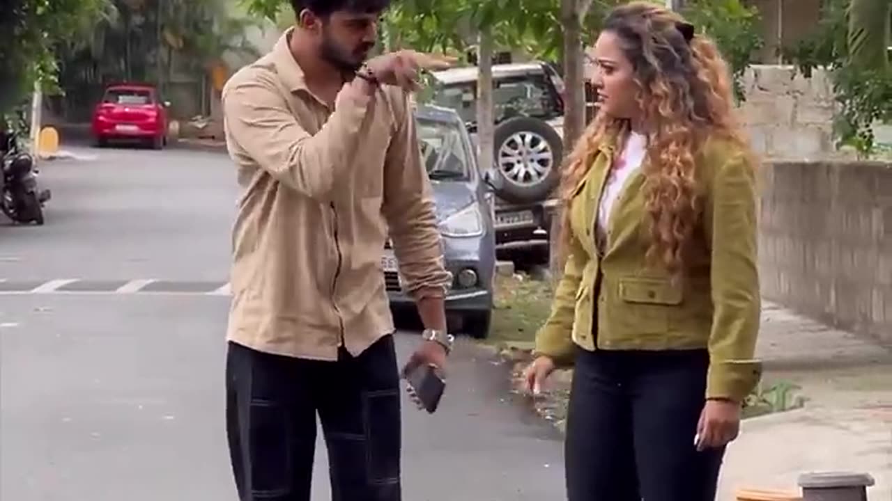 Him teaching me to be like a girl😅 | Dhanushree #shorts
