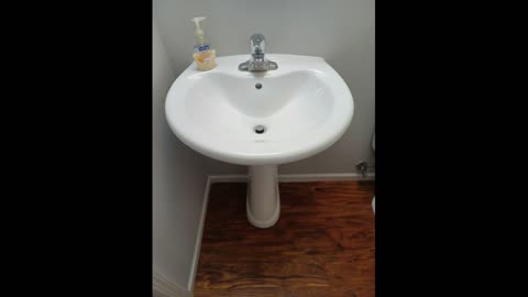 How to replace a Pedestal Sink