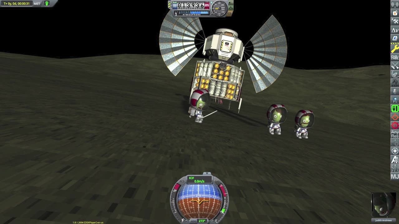 Putting Flags and Footprints on all 4 Galilean Moons | (KSP 1.8.1/RSS/RO/Principia/Interstellar)