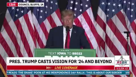 "We're not going to allow them to RIG the ELECTION of 2024" -President Donald J. Trump