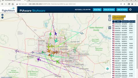 September 28th 2022 - time lapsed chemtrails over phoenix az