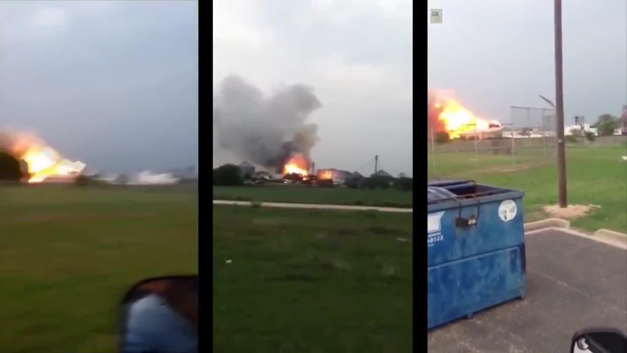 'Fertilizer Plant Explosion - All 3 Angles' - TheComputerRebel - 2013