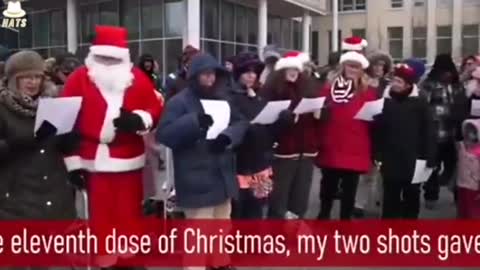 산타가 전하는 백신 맞으면 걸리는 병 선물들