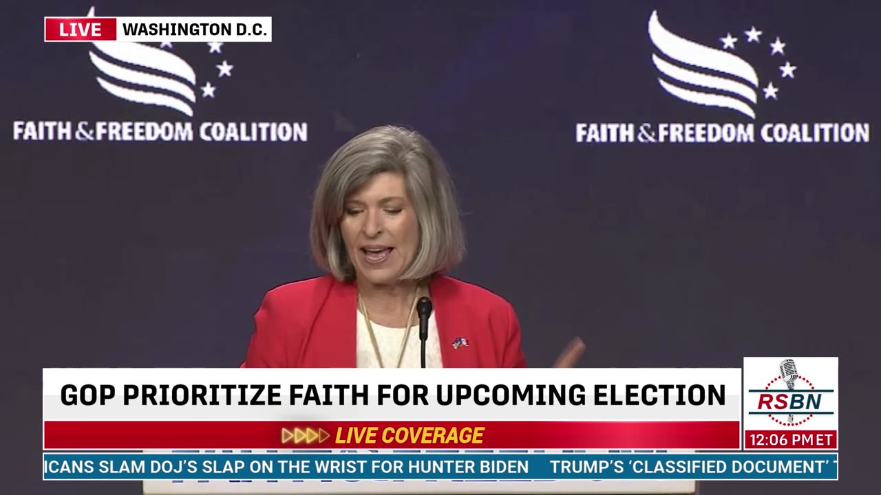 FULL SPEECH: Joni Ernst Faith and Freedom Coalition: Road to Majority Conference 6/23/23