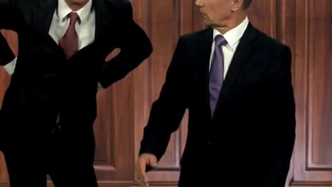 Poutine dancing with Joe Biden