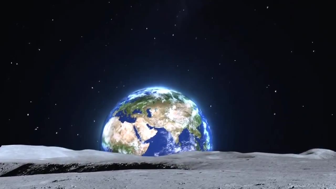 How Earth looks from the moon