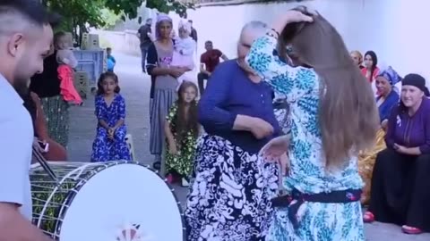 Beautiful girl dancing