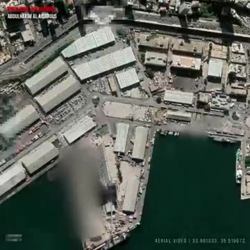 LEAKED VIDEO OF THE BEIRUT PORT EXPLOSION CONFIRMS THAT IT WAS FILMED BY DRONE OR SATELLITE