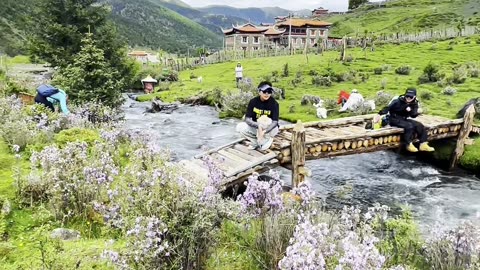 Beautiful scenery of western Sichuan