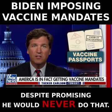 Biden is imposing vaccine mandates despite promising he would never do that