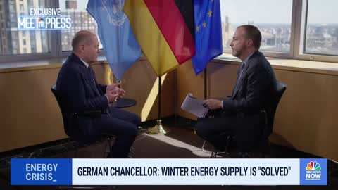 German Chancellor Scholz: Europe's Winter Energy Supply Crisis 'Solved'