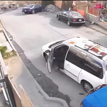 Car in the road