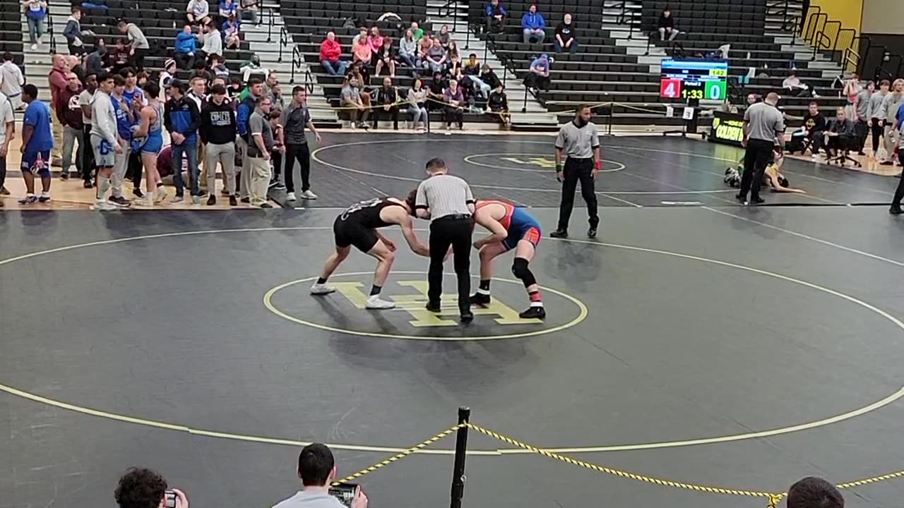 OHSAA Sectional Wrestling Tournament at Upper Arlington HS (2/25/23)match 3