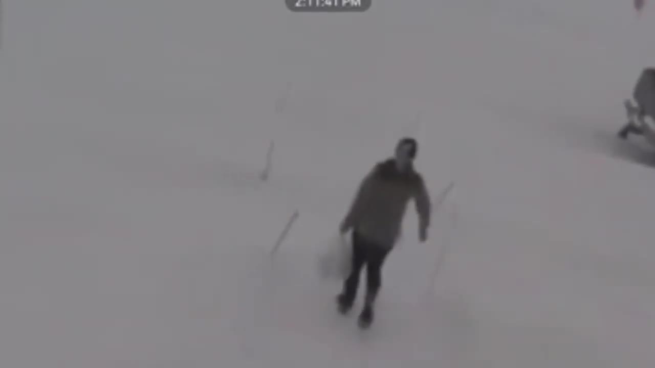 Woman Took An Embarrassing Fall After Getting Her Feet Stuck In Snow