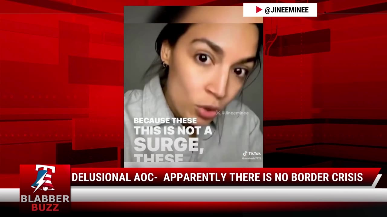 Delusional AOC- Apparently There Is No Border Crisis