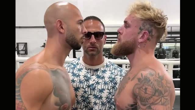 Andrew Tate Jake Paul ile Maç Yapacak (boxing match face off)