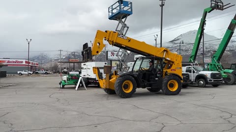 Telehandler Forklift 2014 JCB 512-56 10,000 LB 56' Reach Telescopic Fork Lift