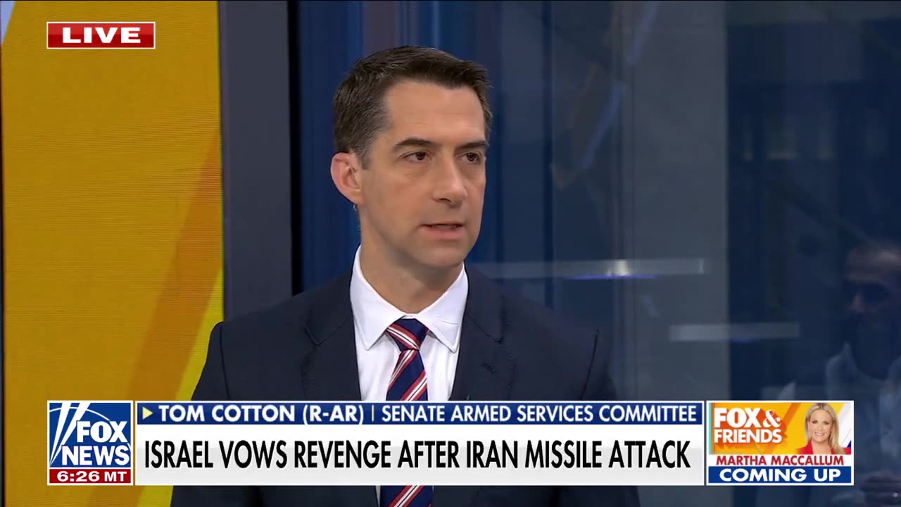 Israel could inflict massive damage on Iran_ Sen. Tom Cotton