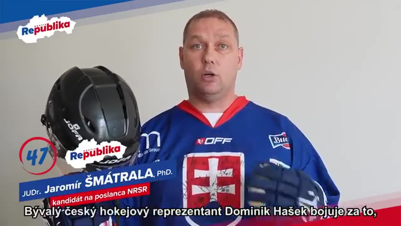 Předseda dozorčí rady Slovenského svazu ledního hokeje Jaromír Šmátrala a jeho vzkaz Dominiku Haškovi