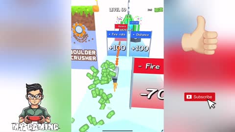 Gun Head Run - Satisfying and relaxing Mobile Games (Levels 59-60)