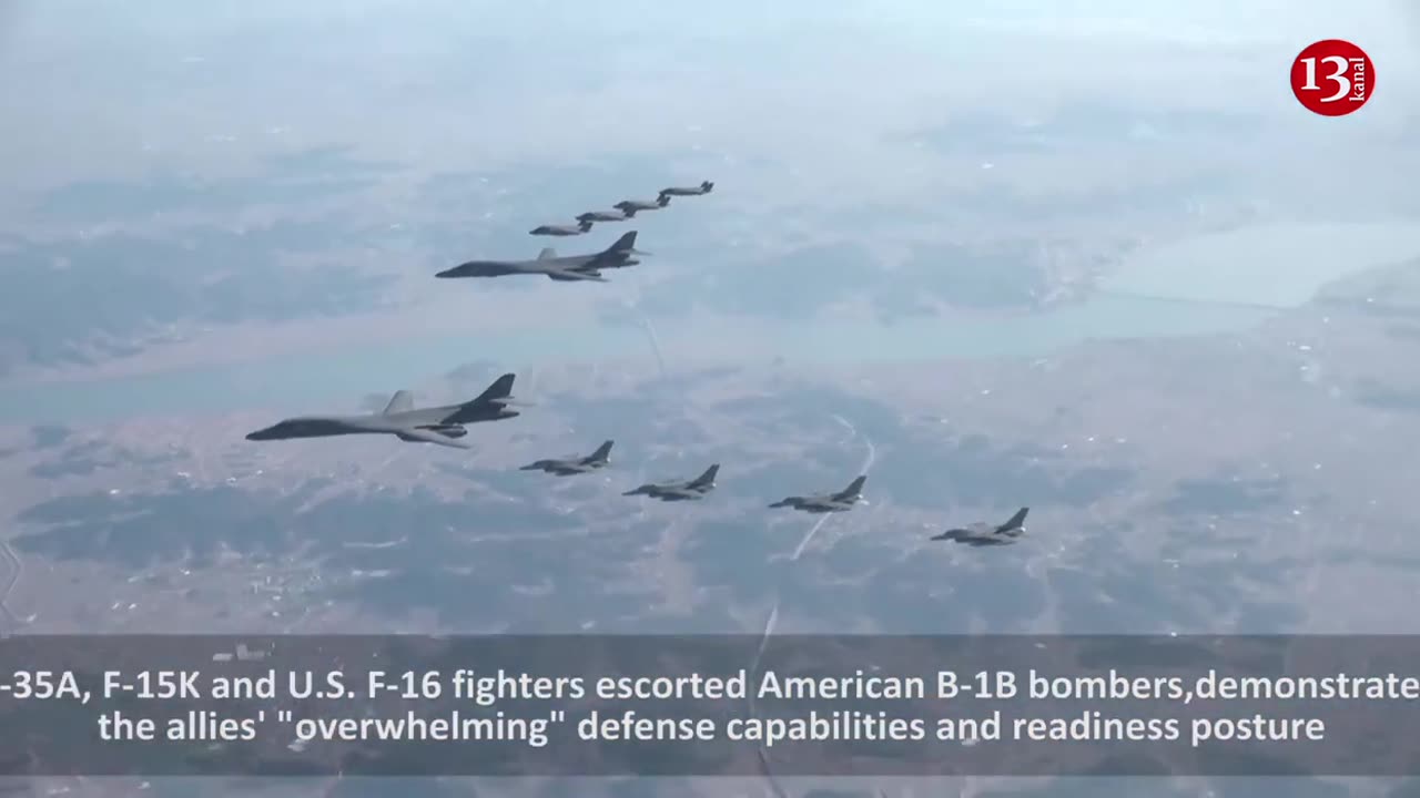 U.S., South Korea stage joint air exercise after North Korea's ICBM launch